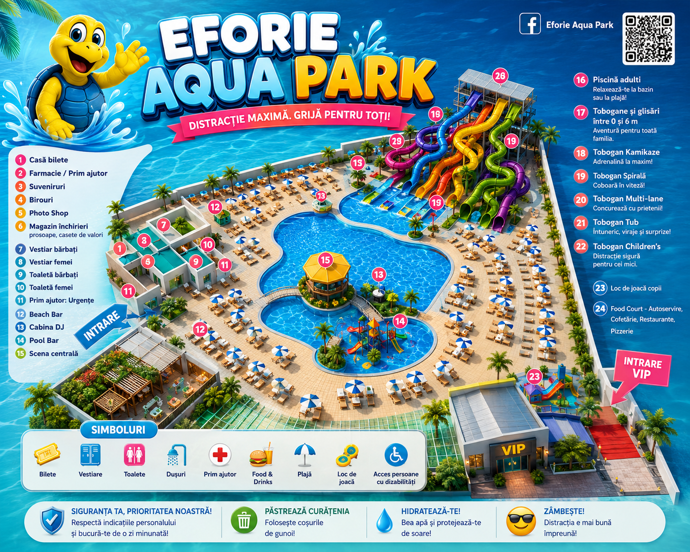 Harta Eforie Aqua Park 2026